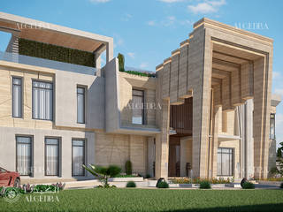 Villa architecture design in Dubai, Algedra Interior Design Algedra Interior Design Modern Houses