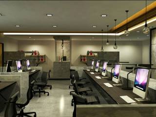 COMMERCIAL - GOVERNMENT TECH OFFICE KL, Dezeno Sdn Bhd Dezeno Sdn Bhd Modern bars & clubs Wood effect