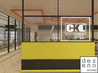 COMMERCIAL - CKL HOLDINGS HEADQUARTER OFFICE, Dezeno Sdn Bhd Dezeno Sdn Bhd Modern office buildings Yellow