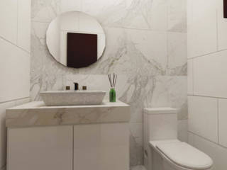 TOILET Dezeno Sdn Bhd Modern bathroom White