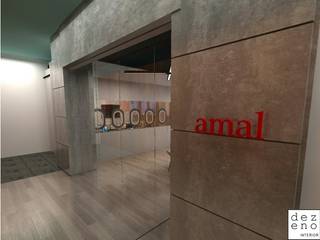 COMMERCIAL - AMAL OFFICE, Dezeno Sdn Bhd Dezeno Sdn Bhd Modern offices & stores Grey