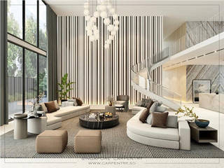 Exquisite Luxury @ Sunset Drive, Singapore Carpentry Interior Design Pte Ltd Singapore Carpentry Interior Design Pte Ltd Modern living room