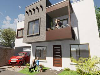 Diseño Casa , espacio reducido, CyG Consorcio CyG Consorcio บ้านขนาดเล็ก