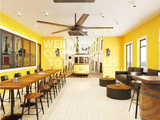 COMMERCIAL - PENINSULA COLLEGE , Dezeno Sdn Bhd Dezeno Sdn Bhd Modern bars & clubs Yellow