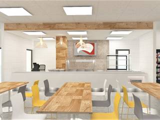 KANTYNA PRACOWNICZA, JUST INTERIORS JUST INTERIORS Commercial spaces