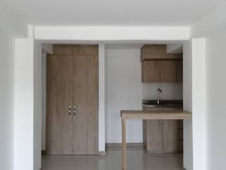 Apto. 206 "BALCONES DE SALESIA", LABEL Estudio Creativo LABEL Estudio Creativo Built-in kitchens Chipboard