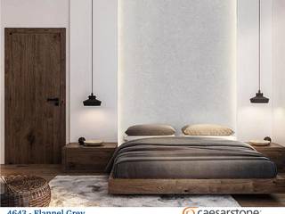 4643 - FLANNEL GREY , Caesarstone Caesarstone Small bedroom Quartz