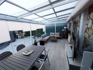 TECHO MÓVIL Techosdemadrid Balcones y terrazas de estilo moderno