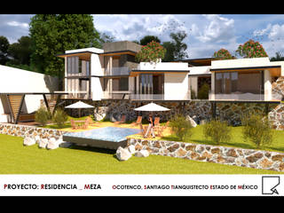 Residencia _ Meza, ADCA CONSTRUCCIÓNES ADCA CONSTRUCCIÓNES Landhaus Beton