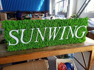 Interior Landscaping- Moss Wall, Sunwing Industrial Co., Ltd. Sunwing Industrial Co., Ltd. Commercial spaces