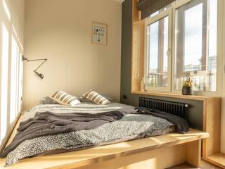 Квартира , kaksebebrat kaksebebrat Scandinavian style bedroom