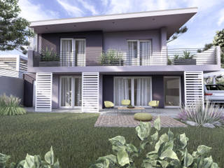 Realizzazione di n. 2 ville unifamiliari, Studio Tecnico Treppo Alberto Studio Tecnico Treppo Alberto Modern houses