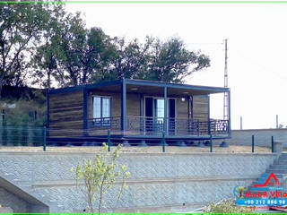🚩 1+1 Tiny House Mobil Villa (HAYALİNİZDEKİ EVİ ÜRETİYORUZ), Mobil Villam Mobil Villam Dom z drewna Drewno O efekcie drewna