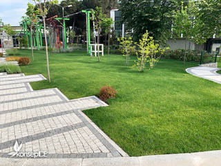 AKSA AKRİLİK KİMYA SANAYİ KANTİN YOLU Projelendirme & Uygulama, konseptDE Peyzaj Fidancılık Tic. Ltd. Şti. konseptDE Peyzaj Fidancılık Tic. Ltd. Şti. Modern garden