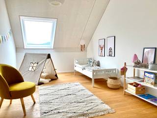 Möblierte Musterwohnung in Alberswil, Wohnvision Homestaging Wohnvision Homestaging Chambre d'enfant scandinave