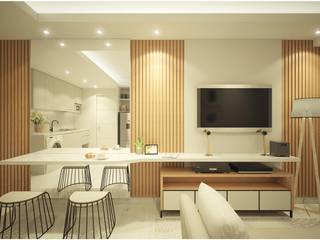 Apartemen 2 Bedroom - Surabaya, Tuan Rumah Studio Tuan Rumah Studio Ruang Keluarga Modern