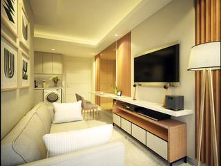 Apartemen 2 Bedroom - Surabaya, Tuan Rumah Studio Tuan Rumah Studio Ruang Keluarga Modern