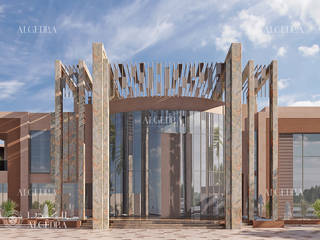 Contemporary villa design in Dubai, Algedra Interior Design Algedra Interior Design モダンな 家