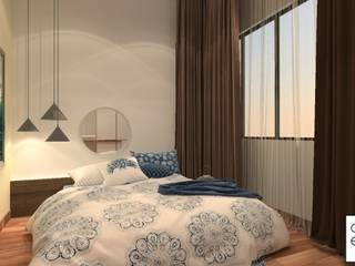 RESIDENTIAL - CONEZION CONDOMINIUM, CYBERJAYA, Dezeno Sdn Bhd Dezeno Sdn Bhd Cuartos pequeños Blanco