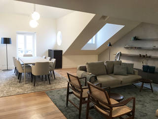 Apartamento Duplex, Lisboa, Paris:Sete Paris:Sete Modern living room