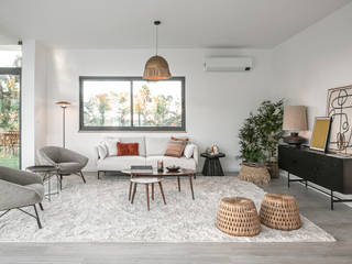 Projecto Moradia Modelo Palmela Village, Staging Factory Staging Factory Moderne woonkamers