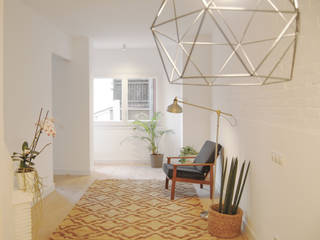 Reforma interior vivienda, Barceloneta. "Calaf", Au idò Arquitectura, S.L Au idò Arquitectura, S.L أرضيات