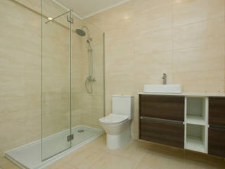 Projecto, design e remodelação de apartamento em Cacilhas, SecretWall SecretWall Salle de bain moderne