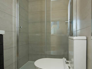 Projecto, design e remodelação de apartamento em Cacilhas, SecretWall SecretWall Modern bathroom