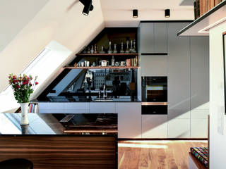 Wohnung R&W, cy architecture cy architecture 現代廚房設計點子、靈感&圖片