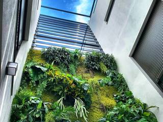 Jardines Verticales Artificiales, Moss Deco Moss Deco Rumah teras Plastik Green