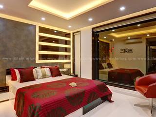 Customized Bedroom Room Interiors in Premium Finish DLIFE Home Interiors Modern style bedroom