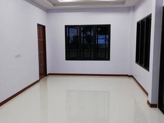 False ceiling designs in Chennai, Blue Interior Designs Blue Interior Designs Ruang Keluarga Modern Batu Kapur