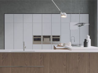 LINEA | M1, Mandarò cucine Mandarò cucine Built-in kitchens Wood White