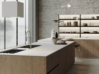 LINEA | M1, Mandarò cucine Mandarò cucine Вбудовані кухні Кварц