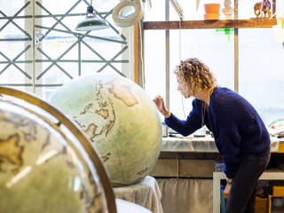 Amazing Mint Green Galileo Globes, Bellerby and Co Globemakers Bellerby and Co Globemakers Other spaces