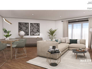 Fantástico Apartamento T3- Venda do Pinheiro, Urban World, Lda Urban World, Lda Modern living room