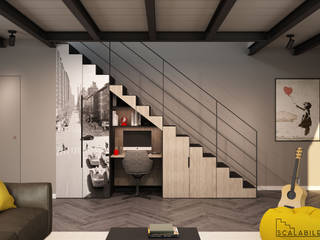 Scalabile - Home office, PMscale PMscale Almacén Hierro/Acero Gris