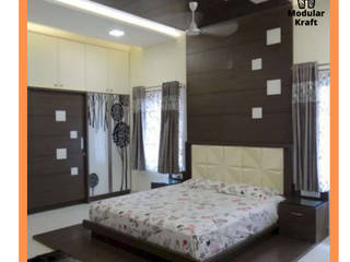 1 BHK Interior Design in Bangalore, Modular Kraft Modular Kraft Small bedroom