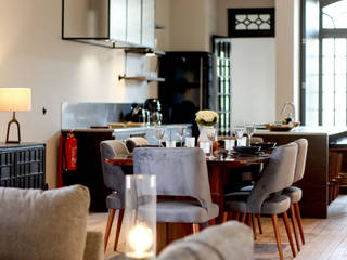 Apartamento Rua da Moeda (Decoração de Interiores), ARPO ARPO Industrial style dining room