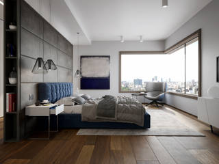 Contemporary luxury apartment in London, Piccardi Living Piccardi Living Boden Holz Braun
