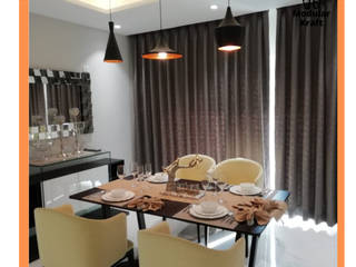 3 BHK Interior Design in Bangalore, Modular Kraft Modular Kraft Modern dining room