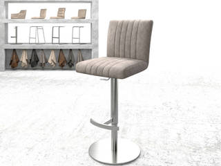 Für die Lounge zuhause - Unsere Barstühle, DELIFE DELIFE Moderne Esszimmer Textil Braun