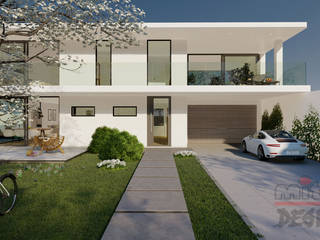 Projekt und Visualisierung von "Villa 1" - Innenarchitektur, MITKO DESIGN MITKO DESIGN Villas