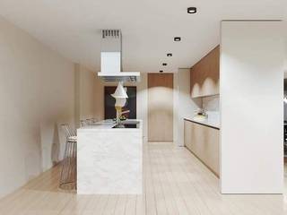 Remodelação de apartamento , TRATTINO TRATTINO Modern kitchen