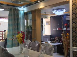 Interior Design of 3 BHK in New Delhi, Designers Gang Designers Gang Moderne Esszimmer