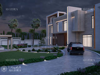 Modern style villa in Dubai architecture design, Algedra Interior Design Algedra Interior Design Modern Houses