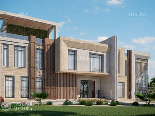 Modern style villa in Dubai architecture design, Algedra Interior Design Algedra Interior Design Casas modernas