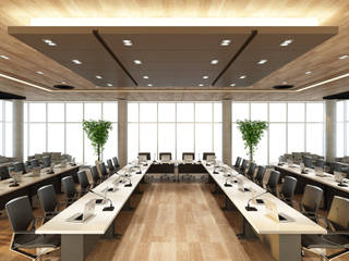 Mahidol Executive Conference, Modernize Design + Turnkey Modernize Design + Turnkey Modern study/office Wood Wood effect