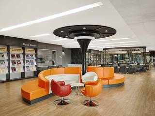 Mahidol Library, Modernize Design + Turnkey Modernize Design + Turnkey Ruang Studi/Kantor Modern MDF Wood effect