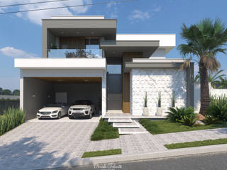 Residência M&M, Daniele Galante Arquitetura Daniele Galante Arquitetura منازل التراس